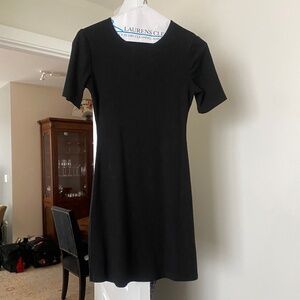 Reformation black cotton dress